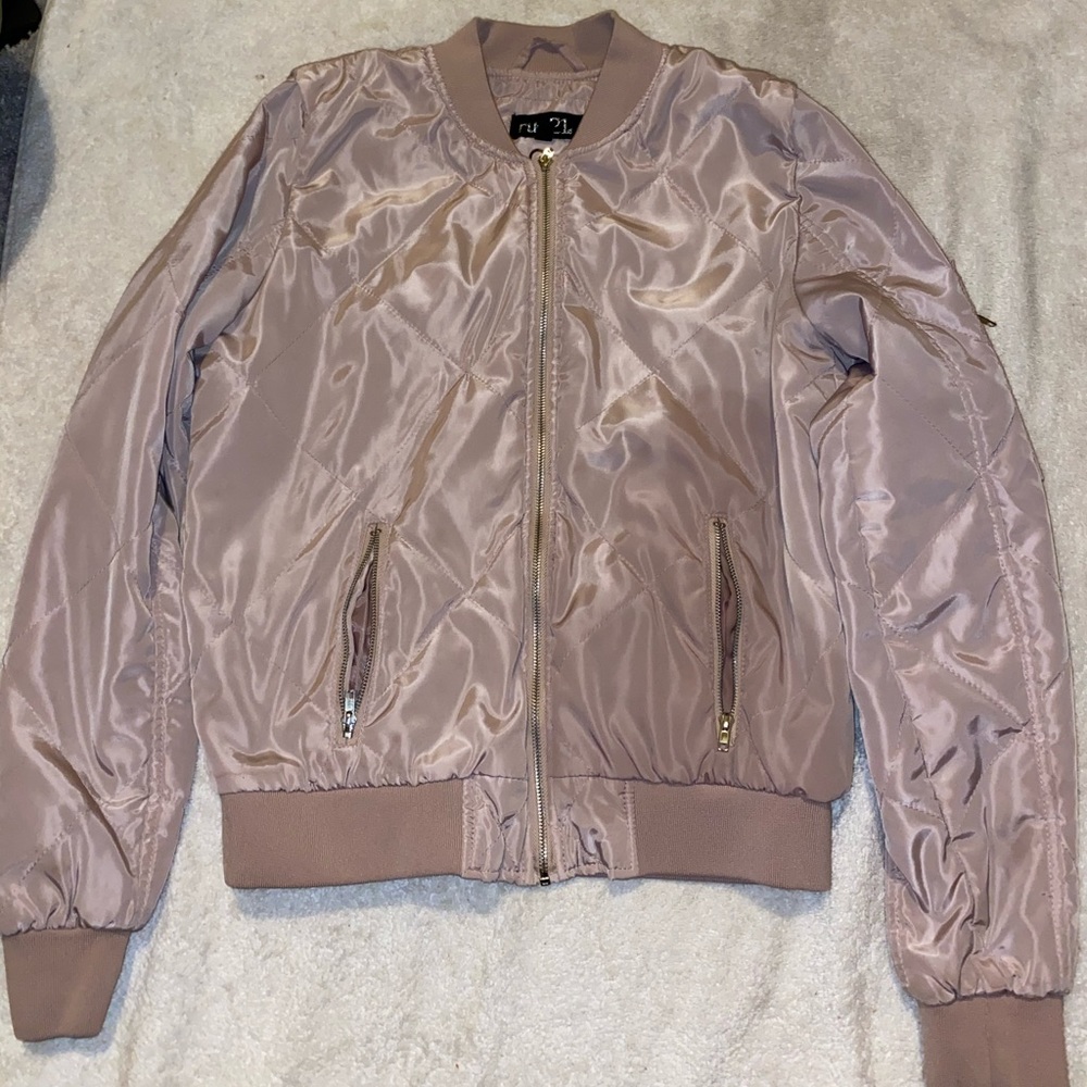 Rue 21 Pink Small Shiny Jacket